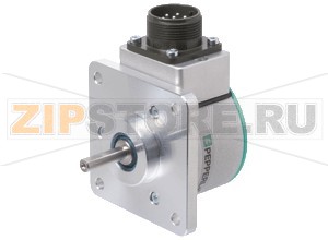 Инкрементальный поворотный шифратор Incremental rotary encoder ENI58IL-S**Q Pepperl+Fuchs General specificationsDetection typephotoelectric samplingLinearity error&plusmn 0.025  °Pulse countmax. 5000UL File NumberE223176 "For use in NFPA 79 Applications only"Functional safety related parametersMTTFd140 aMission Time (TM)20 aL1070 E+9 at 6000 rpmDiagnostic Coverage (DC)0 %Electrical specificationsOperating voltage4.75 ... 30 V DCNo-load supply currentmax. 50 mAOutputOutput typepush-pull or RS422 (universal output driver, output level depending on input voltage)Load currentmax. per channel 40 mA , short-circuit protected, reverse polarity protectedOutput frequencymax. 400 kHzRise time300 nsPhase position A to BPulse counts < 360090 ° &plusmn 9 ° electricalPulse counts &ge 360090 ° &plusmn 15 ° electricalDuty cycle1/2 &plusmn 10 %ConnectionConnectortype 9415 (1-20 UNEF), 7-pintype 9419 (1 1/8-18 UNEF), 10-pinCable&empty6 mm, 4 x 2 x 0.14 mm2, 1 mStandard conformityDegree of protectionDIN&nbspEN&nbsp60529, IP65, IP67Climatic testingDIN&nbspEN&nbsp60068-2-78 , no moisture condensationEmitted interferenceEN&nbsp61000-6-4:2007/A1:2011Noise immunityEN&nbsp61000-6-2:2005Shock resistanceDIN&nbspEN&nbsp60068-2-27, 300&nbspg, 6&nbspmsVibration resistanceDIN&nbspEN&nbsp60068-2-6, 30&nbspg, 10&nbsp...&nbsp2000&nbspHzApprovals and certificatesUL approvalcULus Listed, General Purpose, Class 2 Power Source, Type 1 enclosureMaximum permissible ambient temperaturemax. 80 °C (max. 176 °F)Ambient conditionsOperating temperature-40 ... 85 °C (-40 ... 185 °F) , fixed cable-5 ... 85 °C (23 ... 185 °F) , movable cableStorage temperature-40 ... 85 °C (-40 ... 185 °F)Mechanical specificationsMaterialHousing3.235 aluminium (AlMgSi1, saltwater-proof)Flange3.235 aluminium (AlMgSi1, saltwater-proof)ShaftSolid shaft Stainless steelMass< 400 g without cableRotational speedmax. 12000 min -1Moment of inertia&le 35  gcm2Starting torque&le 1.5 NcmShaft loadAxialmax. 40 NRadialmax. 80 N