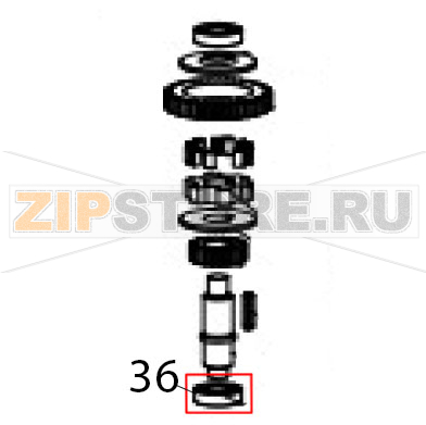 Bearing Hurakan HKN-20SN2V Bearing Hurakan HKN-20SN2VЗапчасть на деталировке под номером: 36
