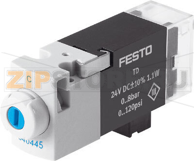 Распределитель с электроуправлением Festo MHA1-M1LH-3/2G-0,6-PI 
