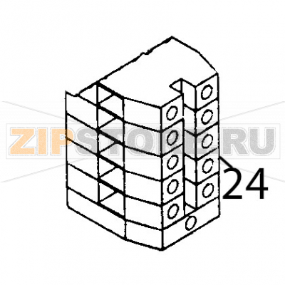 Phases terminals Fagor HMM-6/11 Phases terminals Fagor HMM-6/11Запчасть на деталировке под номером: 24Название запчасти Fagor на английском языке: Phases terminals HMM-6/11.