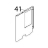 Lock panel LH Angelo Po DS51M