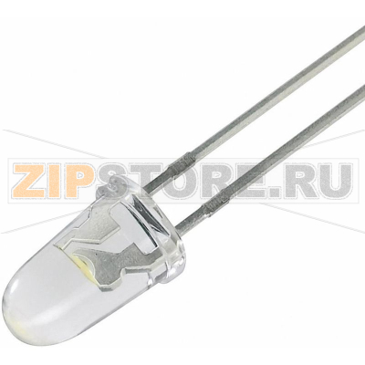 Светодиод 16200 мкд, золотой, белый, круглый, 5 мм, 20°, 20 мА, 3.2 В Yoldal YI-WS5S20N-(4) 