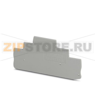 Концевая крышка Phoenix Contact D-PIT 2,5-3L Длина: 102,2 мм, Ширина: 2,2 мм, Высота: 50,2 мм, Цвет: cерый.Минимальный заказ: 50 шт.Упаковка: 50 шт.