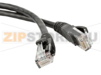 Hyperline PC-LPM-UTP-RJ45-RJ45-C6-5M-LSZH-BK Патч-корд U/UTP, Cat.6, LSZH, 5 м, черный