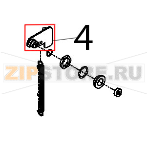 Leva SX porta Teikos TS820 Leva SX porta Teikos TS820Запчасть на деталировке под номером: 4