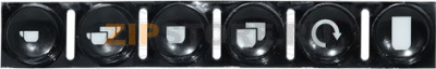 PUSH-BUTTON MEMBRANE 6-KEY 
