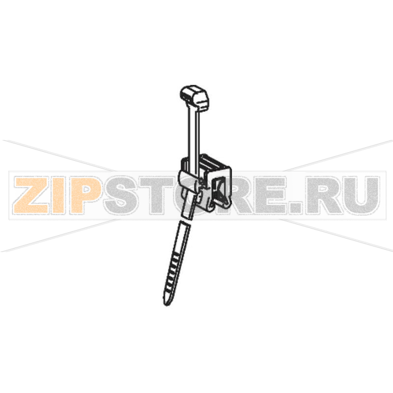 Стяжка кабельная 200 мм, черная, 1 шт HellermannTyton T50ROSEC21-MC5-BK-D1 