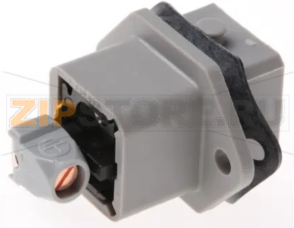 Разъем питания прямоугольный 16 A, 250 В/AC/DC, 2P, серый Hirschmann 930622106 