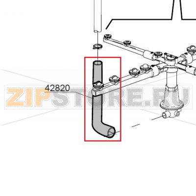 Top delivery pipe DIHR DW014 Top delivery pipe DIHR DW014Запчасть на деталировке под номером: 42820Название запчасти на английском языке: Top delivery pipe DIHR DW014