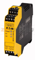 Реле безопасности двухканальное, 24 В, DC, 24 В, AC, 50/60 Гц Eaton ESR5-NZ-21-24VAC-DC