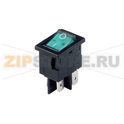 Переключатель клавишный 230 В/AC, 10 А, 2 x выкл/вкл, 1 шт Arcolectric H 8553 VB NAM 