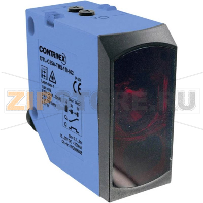 Датчик расстояния лазерный 18-30 В/DC, 5000 мм Contrinex DTL-C55PA-TMS-119-502 