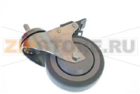 RUOTA GIREVOLE CON FRENO; DIA 100 MM