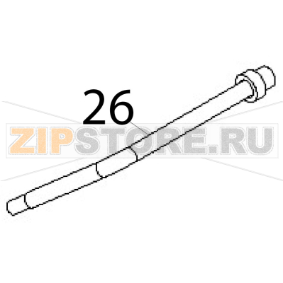 Pipe AISI304, Ø: 12 Angelo Po FC1011G Pipe AISI304, Ø: 12 Angelo Po FC1011GЗапчасть на деталировке под номером: 26