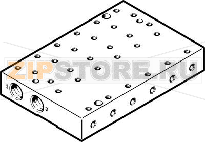 Коллектор Festo VABM-P6-15MB-G18-M5-4 