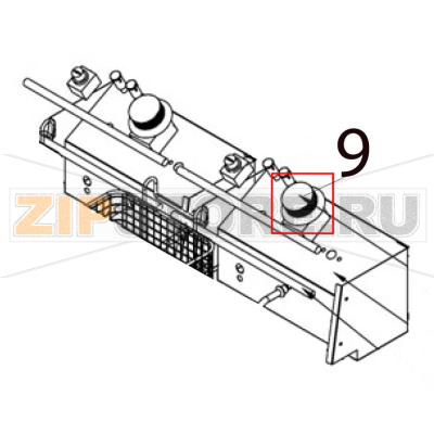 Thermostat Hurakan HKN-FR66L Thermostat Hurakan HKN-FR66LЗапчасть на деталировке под номером: 9