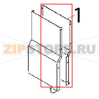 Flue rear plate Angelo Po 1G1PE1E Flue rear plate Angelo Po 1G1PE1EЗапчасть на деталировке под номером: 1