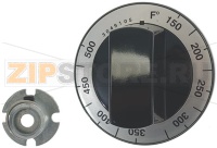 BLACK KNOB ø 62 mm 150-500°F
