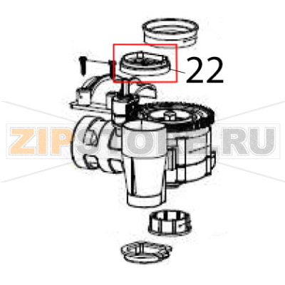 Powder outlet sleeve Hurakan HKN-ME717 Powder outlet sleeve Hurakan HKN-ME717Запчасть на деталировке под номером: 22