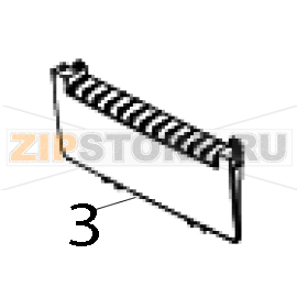 Lower front cover TSC TC210 Lower front cover TSC TC210Запчасть на деталировке под номером: 3
