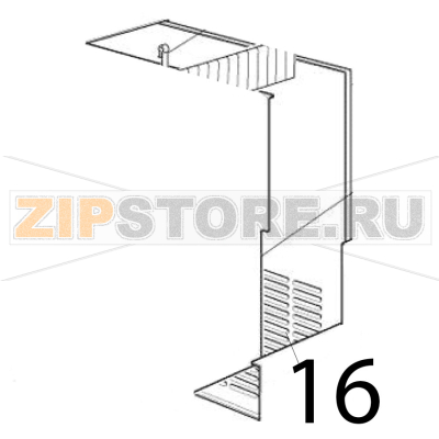 Right side panel Scotsman B 31 Right side panel Scotsman B 31Запчасть на деталировке под номером: 16