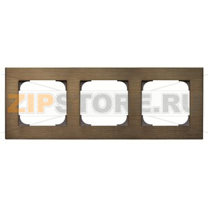 Рамка трехместная, античная латунь ABB 2CLA857300A1201 