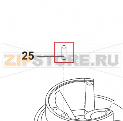 Groov Pin ø8x24 Bear Varimixer RN20 VL-2                                                                           Groov Pin ø8x24 Bear Varimixer RN20 VL-2Запчасть на сборочном чертеже под номером: 25Название запчасти на датском&nbsp;языке: Groov Pin ø8x24 Bear Varimixer RN20 VL-2