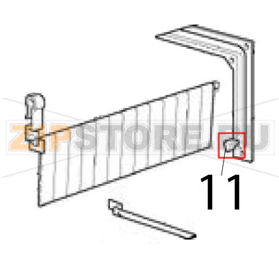Ammortizzatore Scotsman B 40 Ammortizzatore Scotsman B 40Запчасть на деталировке под номером: 11