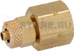 FITTING STRAIGHT 1/4F - ø 6/4 mm 