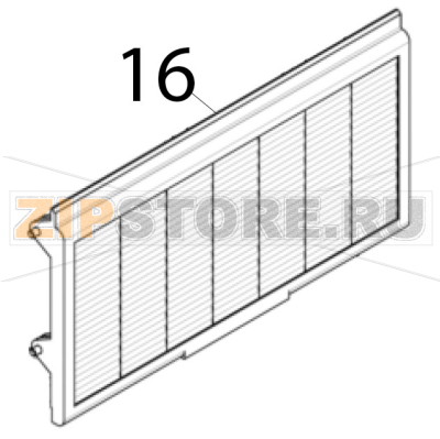 Gray door RAL 7075 Scotsman B 7040 Gray door RAL 7075 Scotsman B 7040Запчасть на деталировке под номером: 16