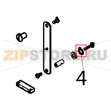 Washer Ø: 8 Silanos E1000 Washer Ø: 8 Silanos E1000Запчасть на деталировке под номером: 4