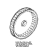 Fan D=196 H=32 38 stainless steel Unox XF 133