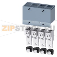 КЛЕММА ДЛЯ КРУГЛОГО ПРОВОДА 2 КАБЕЛЯ 4 ШТ. ПРИНАДЛЕЖНОСТЬ ДЛЯ 3VA1 250 Siemens 3VA9214-0JJ22