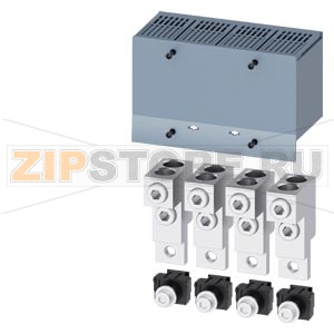 КЛЕММА ДЛЯ КРУГЛОГО ПРОВОДА 2 КАБЕЛЯ 4 ШТ. ПРИНАДЛЕЖНОСТЬ ДЛЯ 3VA1 250 Siemens 3VA9214-0JJ22 