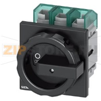 SENTRON, Molded case switch 3LD5 UL, Main switch, 3-pole, certified according to UL489 UL60947-4-1 and IEC60947-3, UL: 60A, SCCR 50kA at 480VAC, Operating power at 480VAC 3-phase: 40hp, IEC: 63A, Operating power at AC-23A at 400V: 30kW, front-mounted, rot