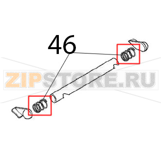 Hinge shaft Angelo Po 1A1PI2G Hinge shaft Angelo Po 1A1PI2GЗапчасть на деталировке под номером: 46