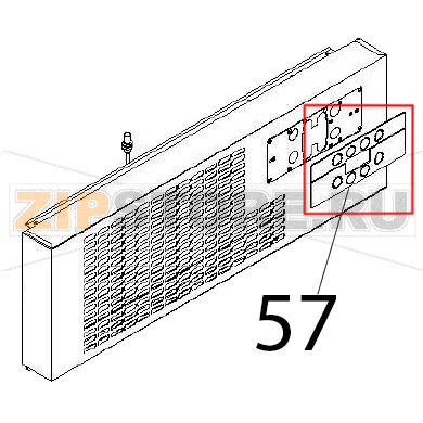 Silk-scree. panel Angelo Po DS31 Silk-scree. panel Angelo Po DS31Запчасть на деталировке под номером: 57
