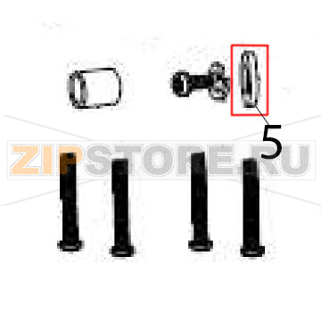 Washer Hurakan HKN-ME717 Washer Hurakan HKN-ME717Запчасть на деталировке под номером: 5