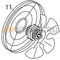 Fan motor grid 230V 3 50 Hz Brema M 800