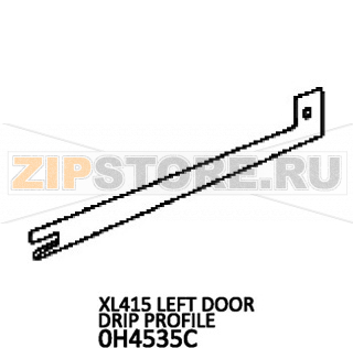 Left door drip profile Unox XL 415 Left door drip profile Unox XL 415Запчасть на деталировке под номером: 20Название запчасти на английском языке: Left door drip profile Unox XL 415