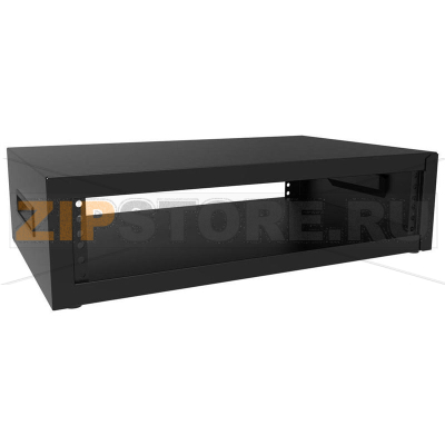 Корпус 19 дюймов, 431.8x533.4x273.05 мм, материал: сталь, черный Hammond RCBS1900817BK1 