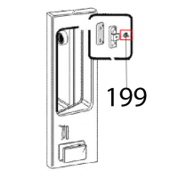 Plastic insert lock Angelo Po FC241G