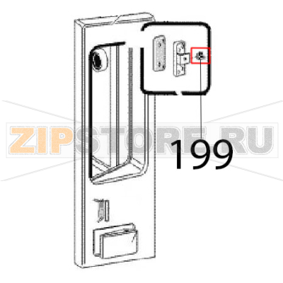 Plastic insert lock Angelo Po FC241G Plastic insert lock Angelo Po FC241GЗапчасть на деталировке под номером: 199
