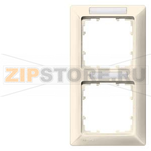 DELTA LINE ЭЛЕКТРИЧЕСКИЙ БЕЛЫЙ РАМКА 2-МЕСТНАЯ 151X80MM ВЕРТИКАЛЬНАЯ С ПОЛЕМ ДЛЯ НАДПИСИ Siemens 5TG2582-2 