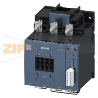 КОНТАКТОР 55КВТ/400V/AC-3, AC/DC-НОМИНАЛЬНОЕ ПИТАЮЩЕЕ НАПРЯЖЕНИЕ УПРАВЛЕНИЯ UC 96-127V БЛОК-КОНТАКТЫ 1НO+1НЗ 3-Х ПОЛЮСНЫЙ, ТИПОРАЗМЕР S6 ШИННОЕ ПРИСОЕДИНЕНИЕ ПРИВОД: ЭЛЕКТРОННЫЙ, С ИНТЕРФЕЙСОМ КОНТРОЛЛЕРА/SIMOCODE И СООБЩЕНИЕМ ОСТАВШЕГОСЯ СРОКА СЛУЖБЫ Sie