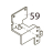 RFID Attachment plate A Toshiba TEC B-SX4T-GS20-QM-R