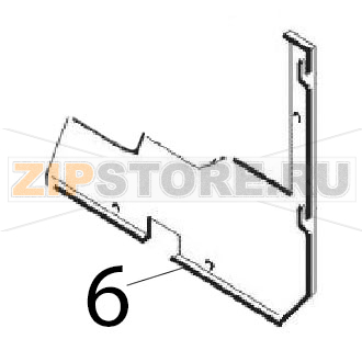 Rear ins. pan. covering Angelo Po 0G1CP1G Rear ins. pan. covering Angelo Po 0G1CP1GЗапчасть на деталировке под номером: 6