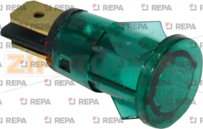 СИГНАЛЬНАЯ ЛАМПОЧКА ЗЕЛЕНАЯ 13MM 230V - 5 PZ 