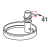 Pin (Agitator Shaft Pinion) KitchenAid K45SS