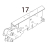 Pinch roller frame Toshiba TEC B-SX4T-GS10/20-CN